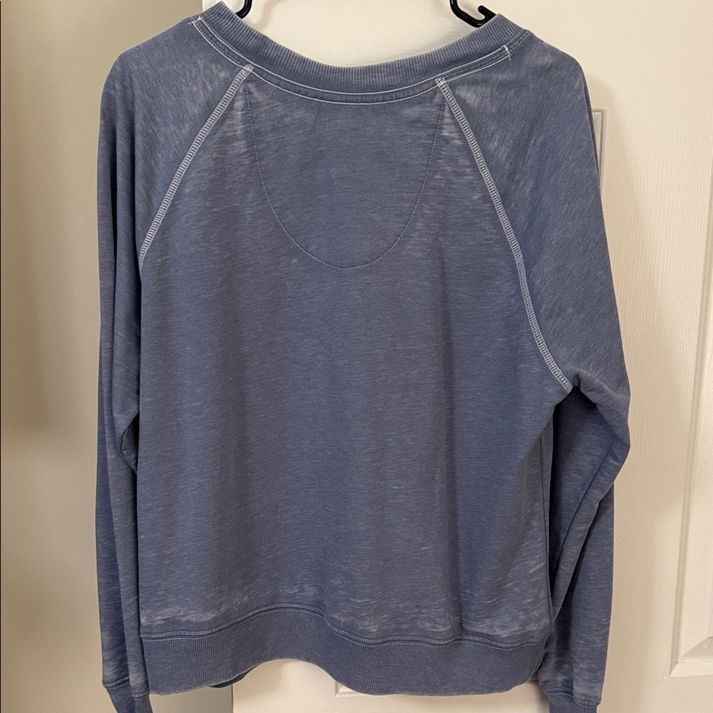 Recycled Karma Blue Woodstock Graphic Sweatshirt - Picture 3 of 6